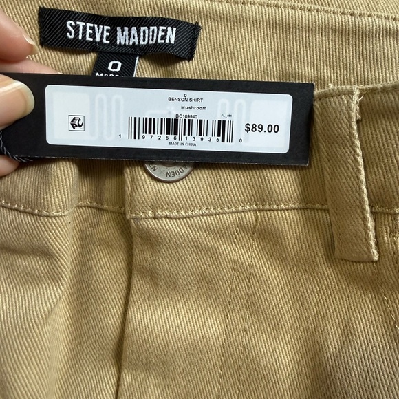 Steve Madden Tan Midi Skirt - Picture 2 of 7